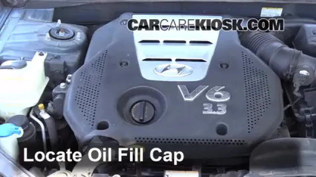 2006 Hyundai Sonata LX 3.3L V6 Oil Add Oil